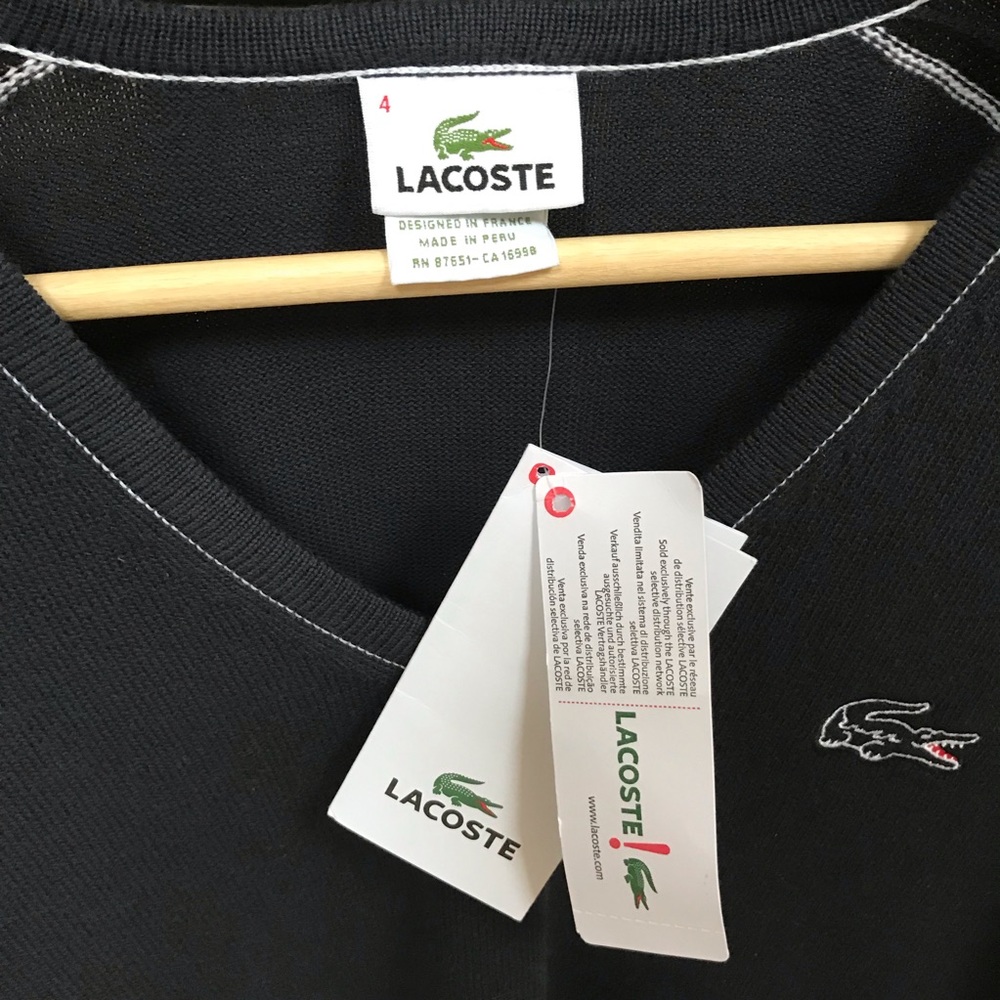 🚫Sold Men’s Lacoste Sweater NWT - Picture 2 of 3